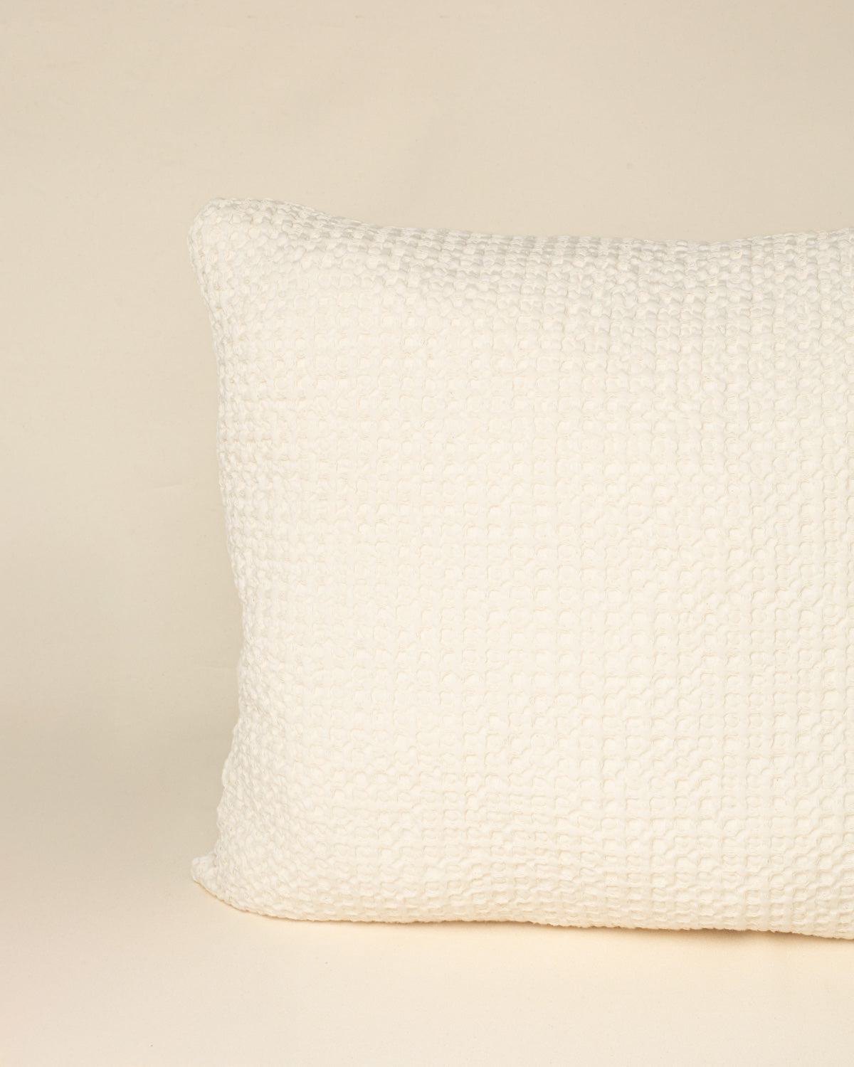 Capa de almofada Favo 40x60 na cor Creme