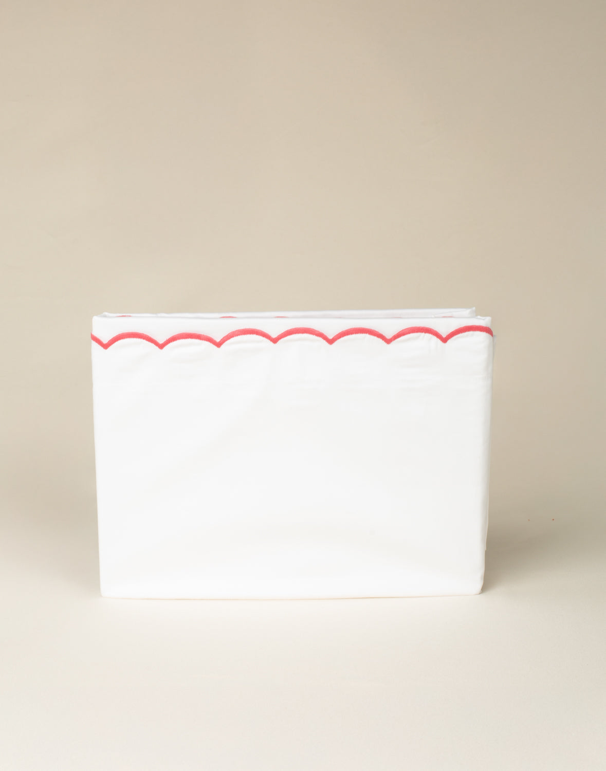 Capa de Edredom Salina 300 fios com Bordado na cor Rosa - Solteiro