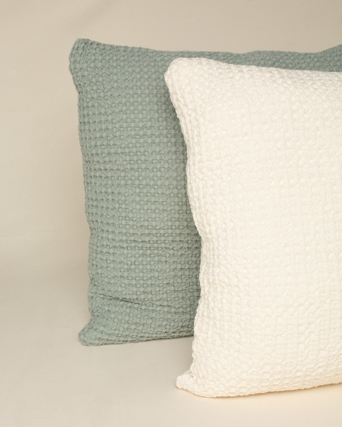 Capa de almofada Favo 40x60 na cor Creme