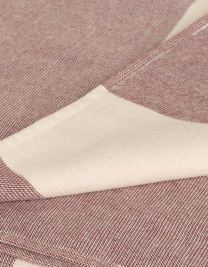 Fouta de Praia Listras Bordô