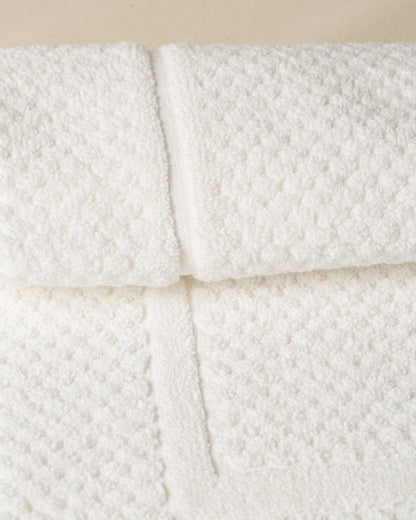 Tapete Textura Branco 50cm x 70cm