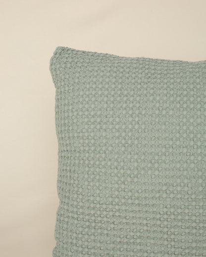 Capa de almofada Favo 50x50 na cor Verde Celadon