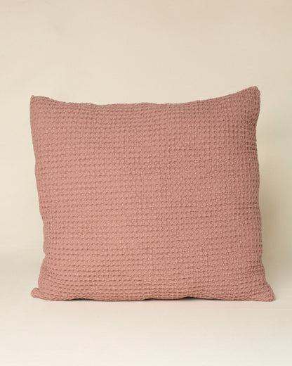 Capa de almofada Favo 50x50 na cor Rosa Antigo