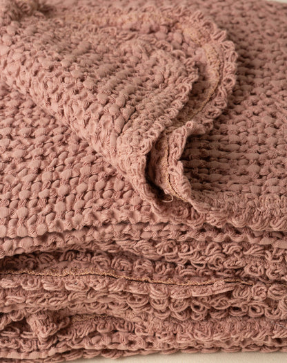 Peseira Favo na cor Rosa Antigo - 100 x 150 cm