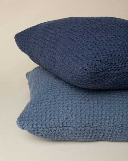 Capa de almofada Favo 50x50 na cor Stonewashed Blue