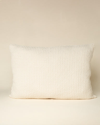 Capa de almofada Favo 40x60 na cor Creme