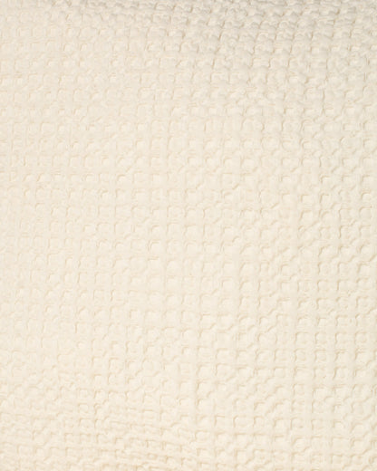 Capa de almofada Favo 40x60 na cor Creme