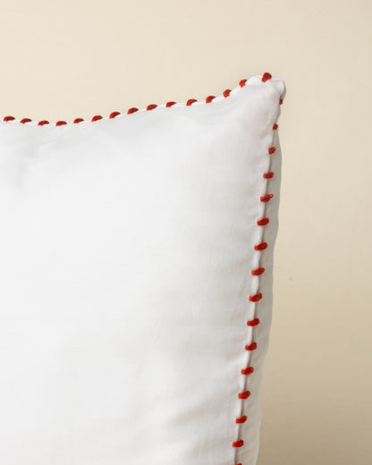 Rinzeira Positano com Bordado na cor Tijolo - 30 x 50 cm