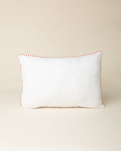 Rinzeira Positano com Bordado na cor Tijolo - 30 x 50 cm