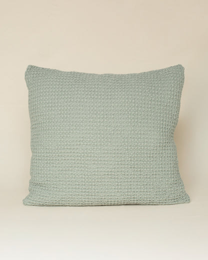 Capa de almofada Favo 50x50 na cor Verde Celadon