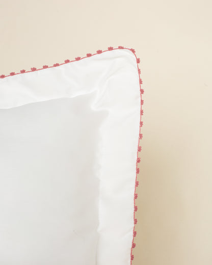 Jogo de Lençol Elba 300 fios com Bordado na cor Rosa Antigo - Queen